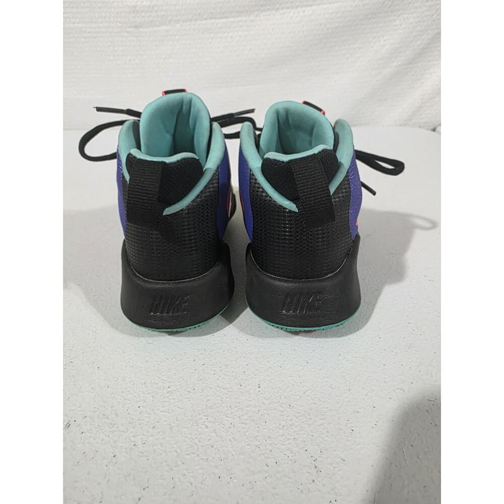 NIke Future Court 3 Basketball Shoes Purple Pink Teal AJ2615-500 Youth Size 2 - Picture 7 of 10